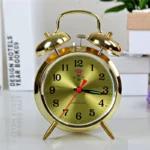 Retro Nostalgic Metal Movement Creative Alarm Clock Super Loud Horseshoe Watch Mechanical Old-fashioned Winding - Image 3