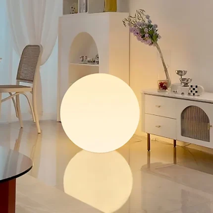 LED Ball Lamp Luminous Globe Light Tricolor or RGB Dimmable USB Rechargebale/AC Powered for Home Decor Bedroom Foyer Living Room