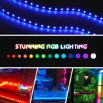 12V 4 Pin RGB Gaming PC Led Strip Light 5050 RGB Tape For Aura Sync MSI Mystic Light Motherboard Control Computer Case Backlight - Image 3