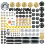 169Pcs High-Tech Parts Gear Transmission Building Bricks Blocks Set DIY Technological Creativity Accessory Toy - Image 2