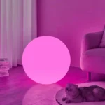 LED Ball Lamp Luminous Globe Light Tricolor or RGB Dimmable USB Rechargebale/AC Powered for Home Decor Bedroom Foyer Living Room - Image 4