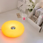 Bauhaus table lamp USB plug bedroom bedside lamp living room dining room decoration donut ambient light（Not glass） - Image 3