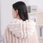 Blanket Hoodies Winter Shawl Cover Warm Soft Velvet and Comfortable Throws Winter Blankets Fluffy Wearable Adults Sofa Blanket. - Image 6