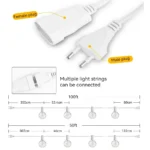 30M 15M Fairy String Light G40 LED Ball Festoon Lights Connectable Wedding Light String Decoration For Backyard Garden Party - Image 3