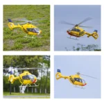 FLYWING EC135 RC Helicopter new ACE flight control EC135 scale helicopter 470 size rc helicopters 4 blade 1:16 6CH rc helicopter - Image 3