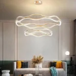 Modern Minimalist Restaurant Chandelier Nordic Luxury Living Room LED Ceiling Lamps Home Decor Designer Bedroom Hanging Lights - Image 6