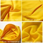 New Fashion Men's Women's Hoodies Spring Autumn Winter Casual Hoodies Sweatshirts Men Tops Solid Color Hoodie Sweatshirt Male - Image 6