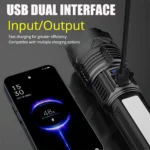 New 90000000LM High Power Rechargeable Led Flashlight Lighting Built-in 15000mAh Ultra Power Flashlights Tactical Torch Lantern - Image 6