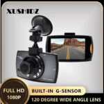 XUSHIDZ Dash Camera Q02 1080P Full HD Dashcam DVR Car Camera Vehicle Video Recorder Wide Angle Cam G-sensor Loop Recording WDR