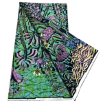 African Wax Prints Fabric Golden Wax Fabric High Quality Ankara Fabric for Party Dress New Grand Super 100% Cotton Y15, 6Yards - Image 2