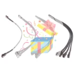 1Pc Fan Splitter Cable 4pin Adapter Cable 1 to 1 2 3 4 Computer CPU Fan Splitter PC Fan Extension Power Cable Accessories