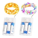 1M 2M 5M 10M 20M Copper Wire LED Battery Box String Lights Holiday Lighting Fairy Lights For Christmas Wedding Party Decoration