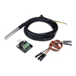 DS18B20 Temperature Sensor Module Kit Waterproof 100CM Digital Sensor Cable Stainless Steel Probe Terminal Adapter For Arduino - Image 3