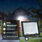 LED Flood Light PIR Motion Sensor 10W 20W 30W 50W 100W 150W 200W 300W AC220V IP66 Waterproof Spotlight Street Floodlight Outdoor - Image 5