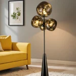 Modern minimalist LED floor lamp, living room, bedroom, study, Nordic Ins style creative remote control dimming vertical lamp - Image 4
