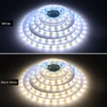 Dimmable LED Strip Lights With RF Remote Controller AC220V 110V To DC 12V Power Supply 2835 LED Strips Kitchen Lamp Waterproof - Image 4