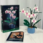 10311 Romantic Orchid Bouquet Building Blocks Home Desk Plant Decoration Assemble Toys Sending Girlfriend Valentine's Day Gifts
