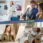 USB Eye Massager Heated Eye Shade Relieve Eye Fatiuge Remove Dark Circles Hot Eye Cover for Night Sleep Travel Office Eye Mask - Image 5