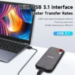 High speed external hard drive 2TB USB 3.1 interface shockproof and portable, suitable for fast data transfer in laptops/PCs/Mac - Image 3