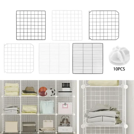 Pet Playpen Metal Cage Expandable Puppy Fence for DIY Cat House Small Animals Puppy Hamster Crate Kennel Pet Supplies