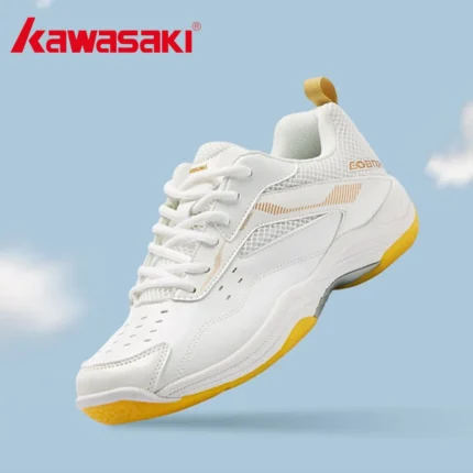 Kawasaki Mens Badminton Shoes Professional Sports Shoes for Women Breathable Indoor Court Sneakers K-086