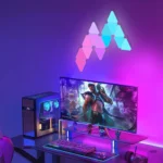 WIFI Bluetooth 5V USB Triangle Lamps Quantum Atmosphere LED Night Light For Game Bedroom Decoration Creative Decorat Wall Lamps - Image 5