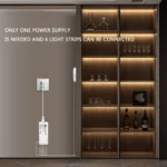 LED Acoustic Board Decorative COB Light Strip Touch Dimmable Wall Background Lamp Show Shelf Under Cabinet Bedroom Night Light - Image 4