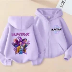Y2k Zip Up Sweatshirts Kpop Demon Hunters Hoodie Coat Children Clothes Kid Girl Boy Sweatshirt Zipper Hoody Baby Casual Top - Image 4