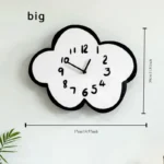 Swaying Cloud Cartoon Mute Clock Living Room Children's Room Swing Wall Clock Home Decoration Modern Simple Clock - Image 3
