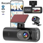 Dash Cam 4K WiFi with Night Vision 1/2 Channel Loop Recording 1.47 IPS Screen Vehicle DVR Video Recorder Support GPS 24H Parking