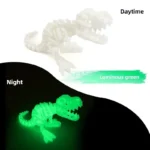 Hot 3D Printed Dragon Set Crafts Model Decoration Fidget Toy Rotatable Tyrannosaurus Rex Skeleton Dinosaur Gift for KidBirthdays - Image 4