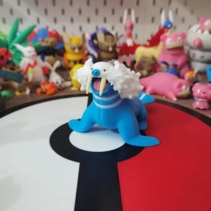 Anime Pokemon Spheal Walrein Sealeo Action Figure Proportion World 1:20 Diy 3D Printing Cartoon Character Statue Decoration Toy