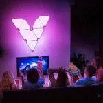 WIFI Bluetooth 5V USB Triangle Lamps Quantum Atmosphere LED Night Light For Game Bedroom Decoration Creative Decorat Wall Lamps - Image 3