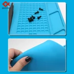 JCD Soldering Mat ESD Antistatic Heat Resistant Insulation Working Silicone Pad Soldering Electronic Equipment Repair Pad - Image 3