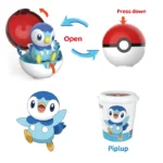 Pokemon Figure Bulbasaur Eevee Charmander Squirtle Pikachu Piplup Cubone Mimikyu Jigglypuff Poke Ball Pokeball Toy Ornament Doll - Image 5