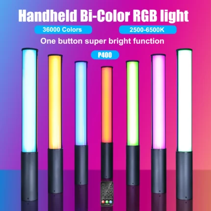 LUXCEO P400 Light Wand Handheld RGB Stick LED Colorful Photography Video Lamp CRI 95+ 2500K- 6500K For Studio Photo Vlog