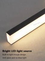 New restaurant chandelier modern simple dining room table bar lights long strip spotlight creative designer pendant lamps - Image 6