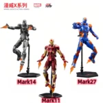 Original ZD Toys The Avengers Iron Man 1/10 18CM MK-11 MK-27(Disco) MK-14 Action Figures Model Toys Anime Birthday Present