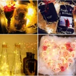 LED String Lights Copper Wire Fairy Lights Battery Powered IP65 Waterproof Decor Garland Lights DIY Christmas Wedding Festoon - Image 5