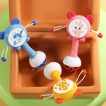 Baby Rattle Toys Teether Hand Bells Mobile Infant Stop Weep Tear Rattles Early Educational Toy for Newborn Gifts 0-18M - Image 2