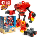 Blaze Monster Machines Anime Figure Plastic/Alloy Deformed Robot Car Toy Action Figure Model Kids Toys Children Christmas Gifts - Image 2