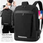 17 Inch Business Laptop Backpack Waterproof Notebook For Men School Book Bag Expandable Multifunction USB Charging Man Backpacks - Image 3