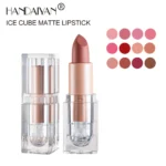 Handaiyan 12 Colors Matte Waterproof Velvet Nude Lipstick Sexy Red Brown Pigments Makeup Long Lasting Profissional - Image 6