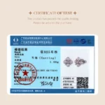 BAMOER Four-leaf Clover Moissanite Earrings, Natural Freshwater Pearls Round Cut Lab Created Diamond Wedding Stud Earrings S925 - Image 6