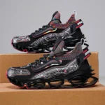 Walking Shoes Men 2025 New Thick Sole Cushioning Soft Sole Breathable Mesh Comfortable Sports Running Shoes Trendy Sneakers