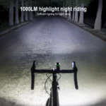 ROCKBROS 1000/1500LM Bicycle Light IPX6 Waterproof Bike Light Type-C Charge LED Cycling Headlight Aluminum Ultralight Flashlight - Image 6