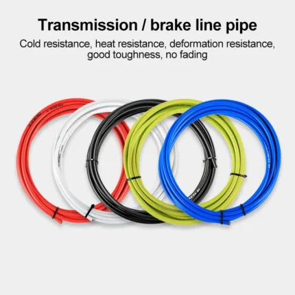 2m/2.5m Bike Brake Shift Cable Kit 4mm/5mm Housing Set for MTB Road Derailleur Complete Repair Solution