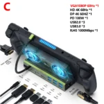 Game Console USB C Docking Station HUB HDMI-Compatible 4K 60Hz PD100W for Steam Deck ROG Ally Nintendo Switch Legion Go - Image 5