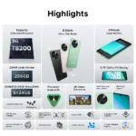 Global Version DOOGEE Note59 Pro 5G Smartphone Android 15 Mobile Phone 8GB RAM 256GB ROM 6.75" HD+ 6250mAh Battery NFC Cellphone - Image 2