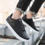 Classic Men Leather Shoes Spring Summer New Trendy All-match Platform Casual Shoes Loafers British Leather Sneakers Flats Shoes - Image 3
